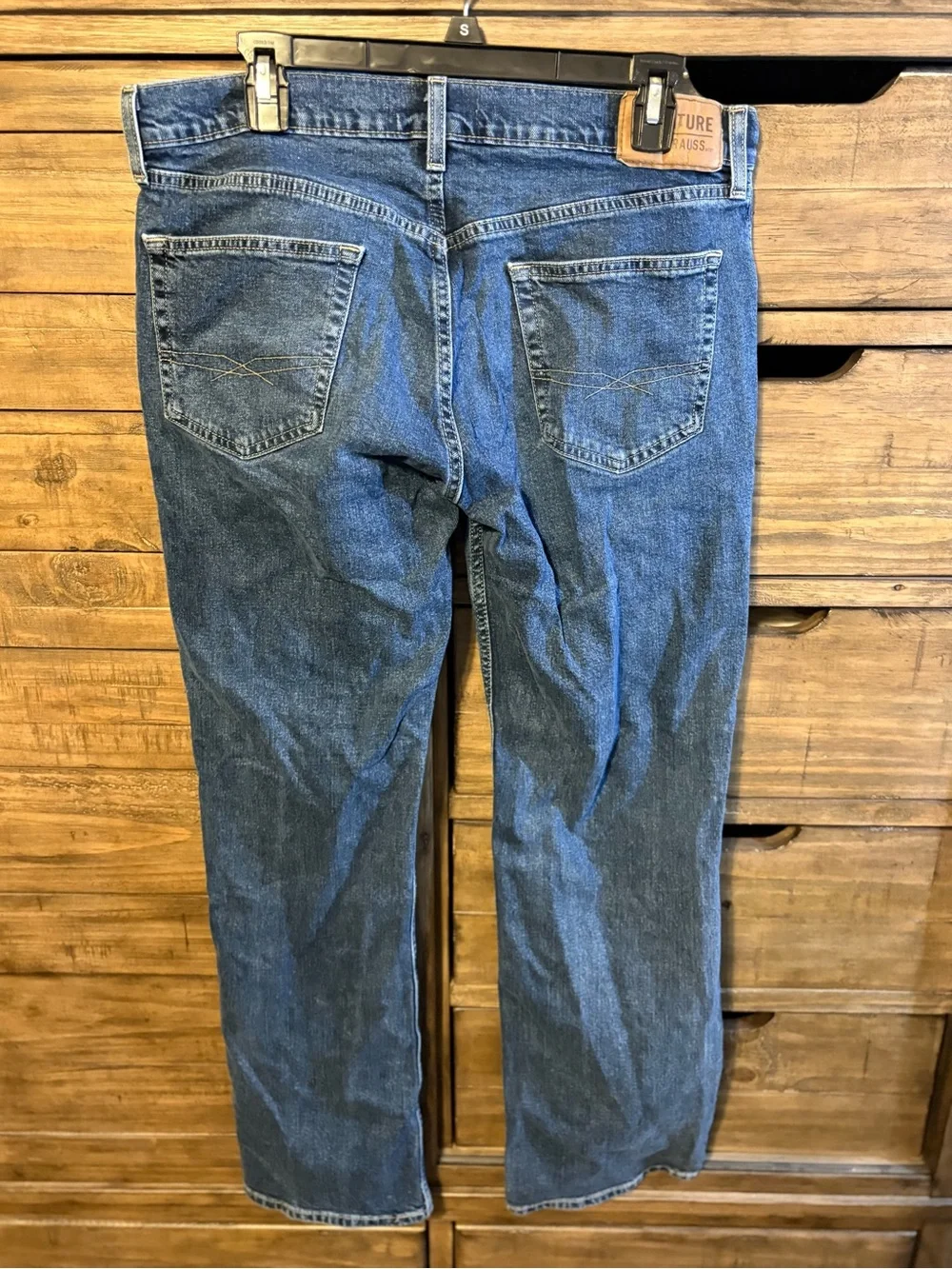 Signature Levi Strauss Relaxed Fit Jeans 32x32 Dark Wash Relaxed Leg Men’s